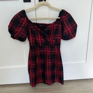 Zara plaid dress